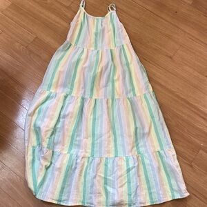 Super comfy striped sundress size 10-12